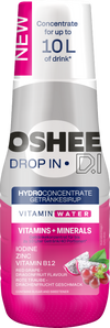 Getränkesirup OSHEE DROP IN Rote Traube-Drachenfrucht – Vitamine und Mineralstoffe – 500 ml