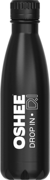 Thermosflasche aus Edelstahl, schwarz, 500 ml